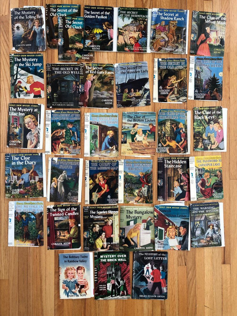 COLLECTION OF NANCY DREW BOOK DUST JACKETS (1 of 2)