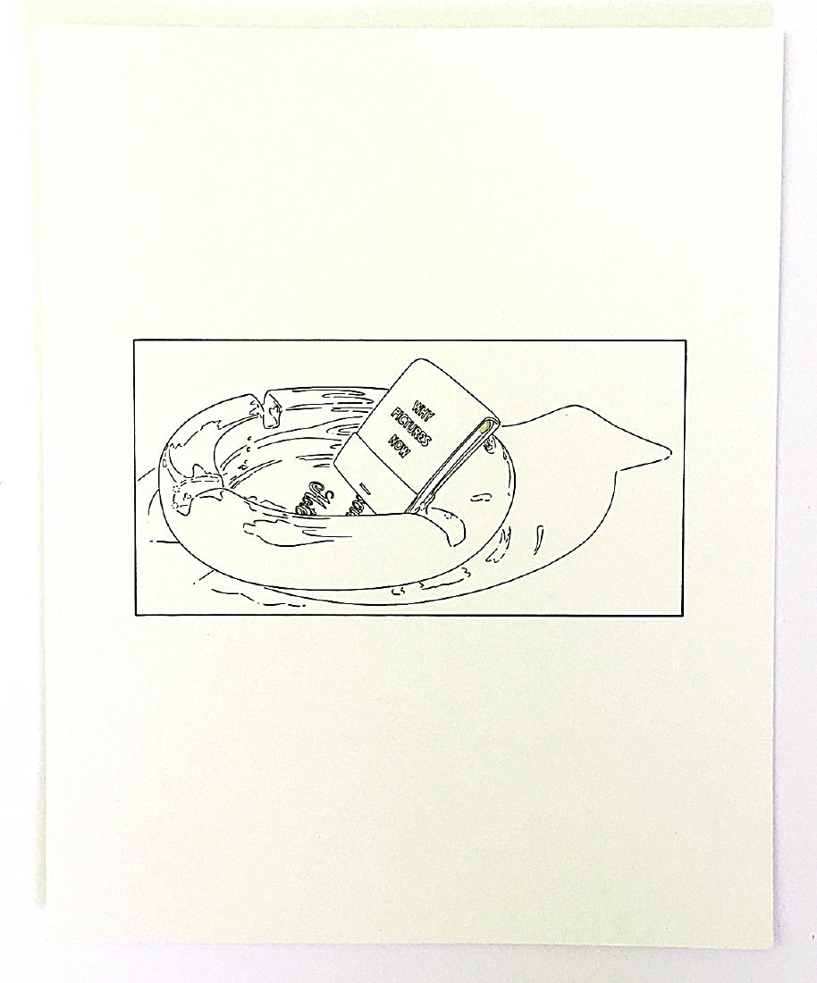 Louise Lawler Why Pictures Now(traced)Red, Yellow, (1 of 2)