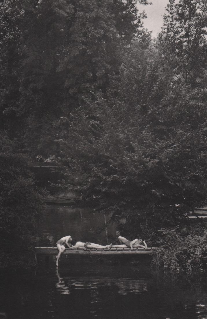 WILLY RONIS - On the Marne, Champigny, 1957: Artist: WILLY RONIS Print Title: On the Marne, Champigny, 1957 Printing Date: 1980’s Medium: Photo-lithograph Printed in: France Image Size: approx. 9 x 6” Reserve: $25.00 Shipping: Domestic: Fla