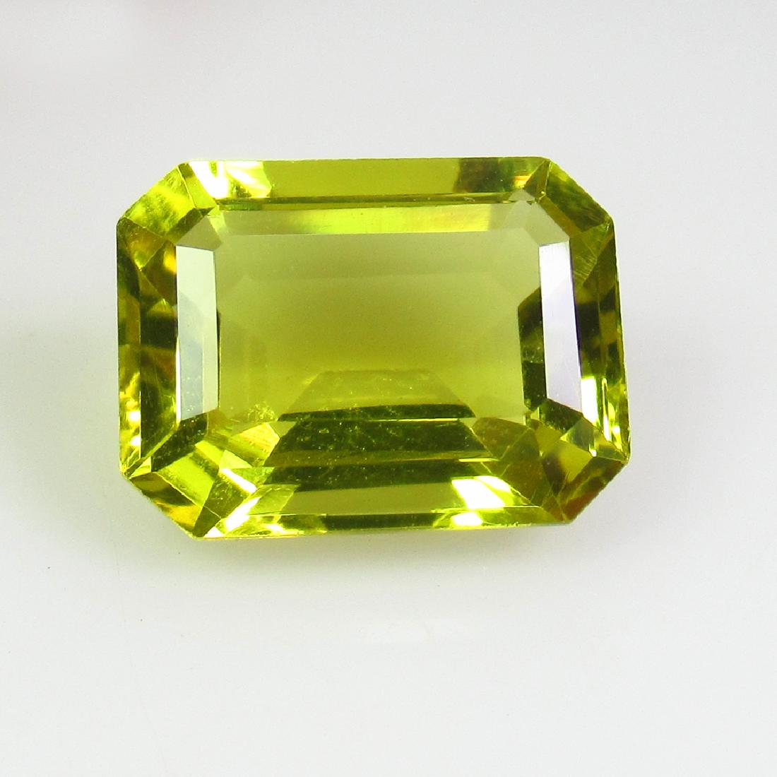 5.36 Ct Genuine Bright Lemon Quartz Octagon Cut: No Reserve! Title: 5.36 Ct Genuine Bright Lemon Quartz Octagon Cut Stone Clarity: IF Gemstones: Natural Lemon Quartz Carat Weights: 5.36 Size/Dimensions: 12.60 x 9.70 x 6.30 mm Additional Information: