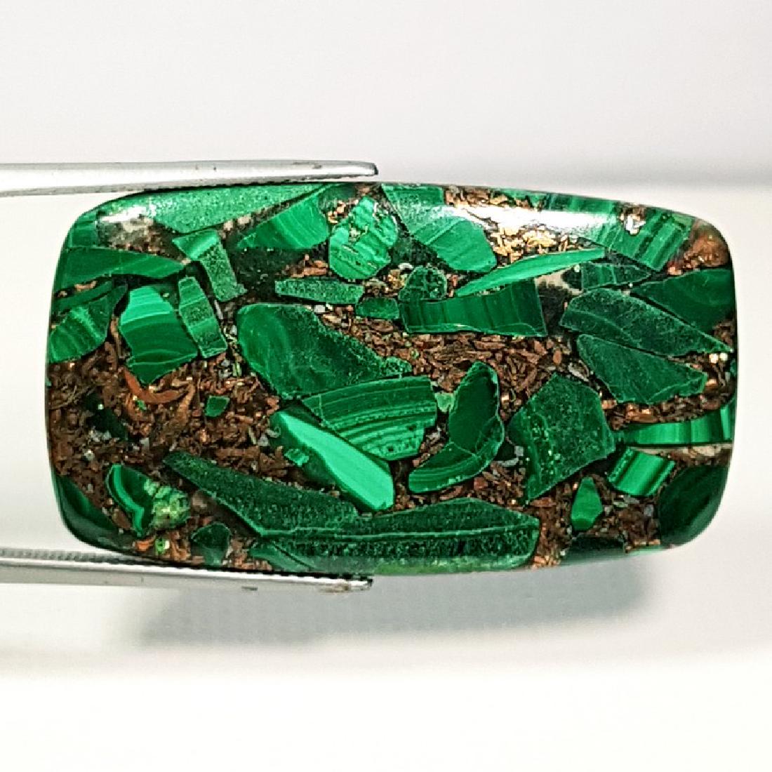 29.24 ct Natural Copper Malakite (1 of 5)