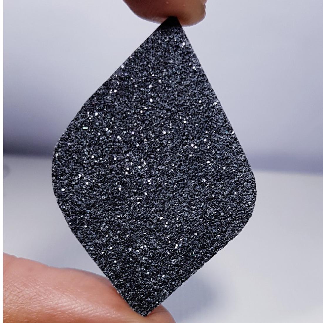 28.75 ct Natural Black Drucy (1 of 5)