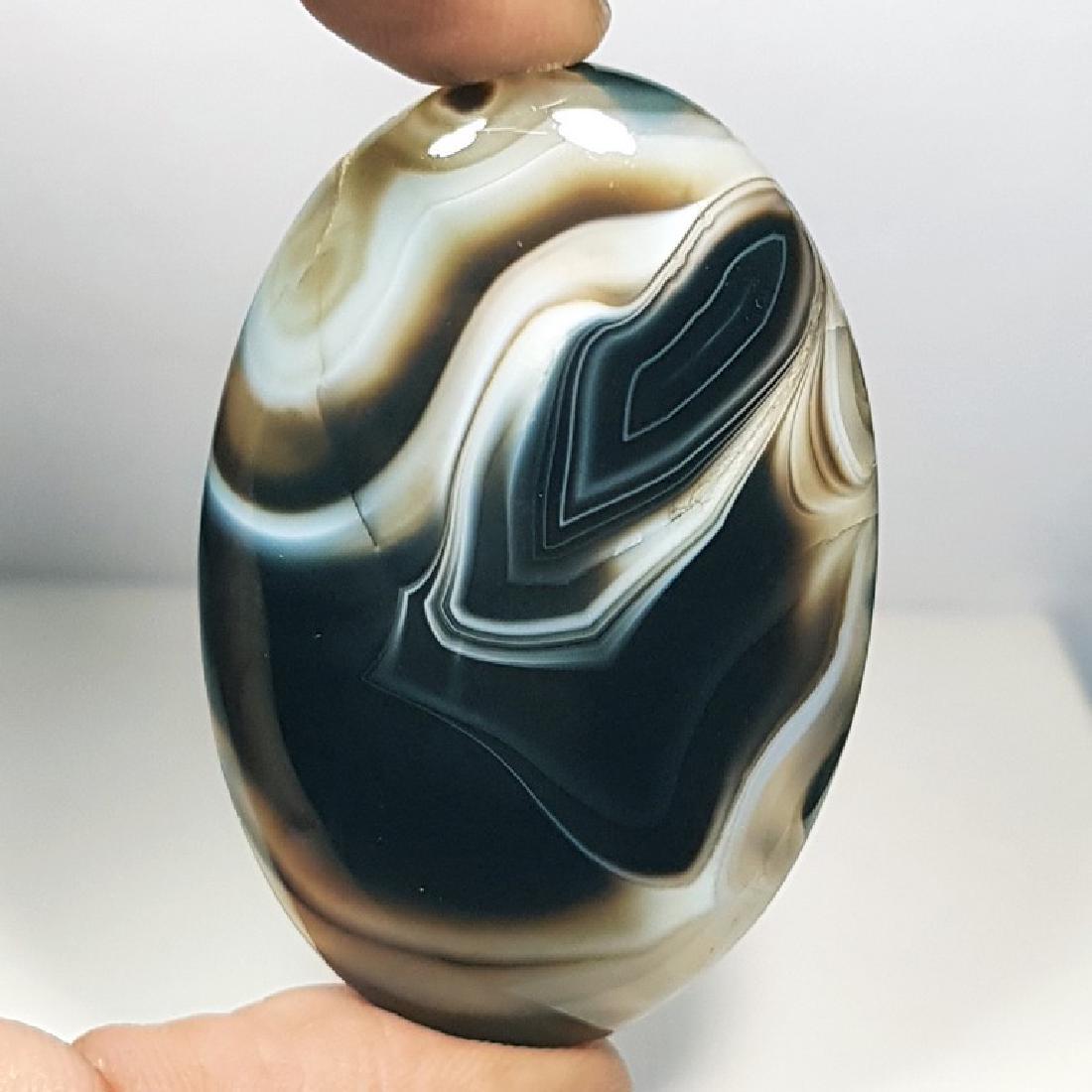 103.24 ct Natural Black Lace Agate (1 of 5)