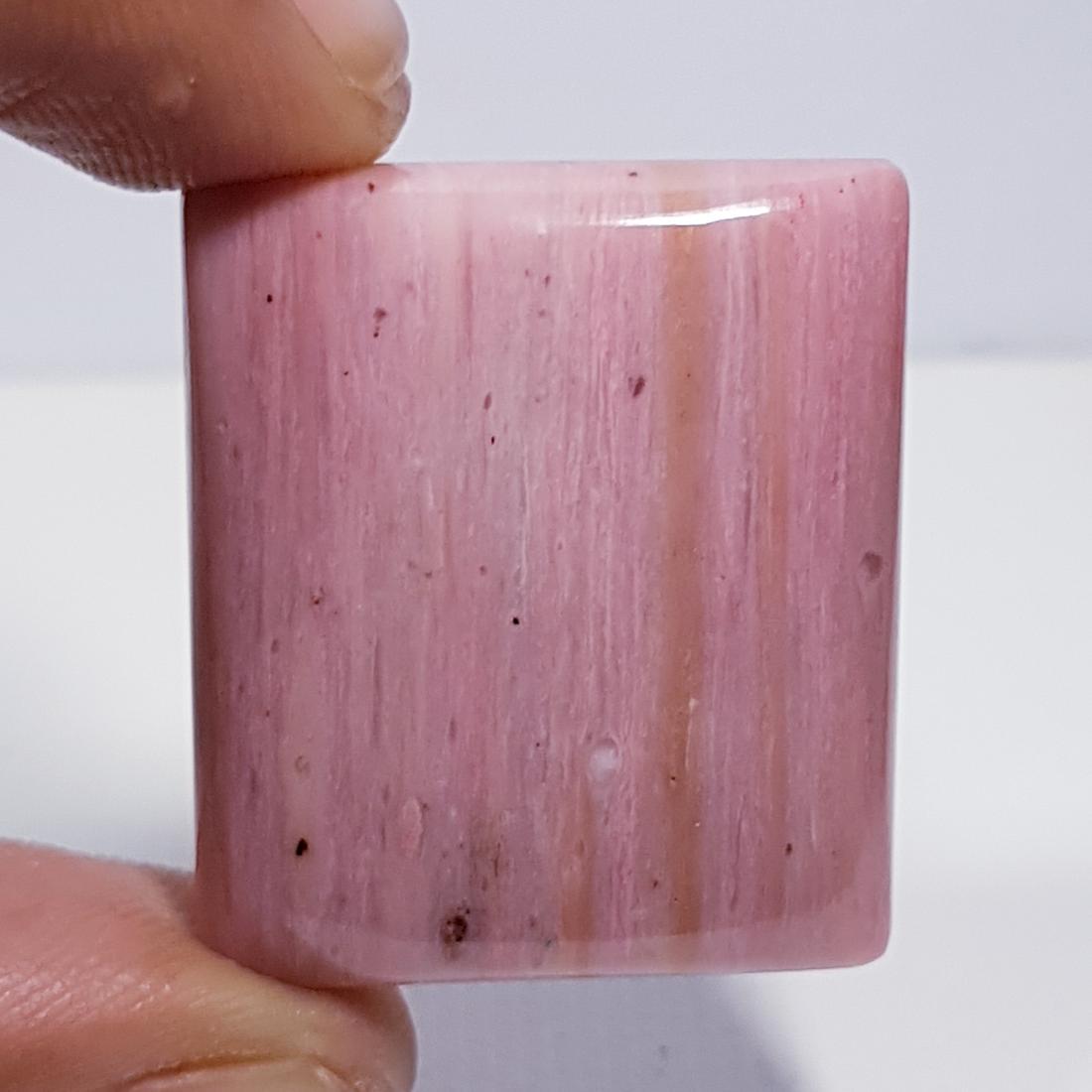 46.38 ct Natural Pink Lady Mark: No Reserve! Title: 46.38 ct Natural Pink Lady Mark Color/Clarity: Opaque Carat Weights: 46.38 Size/Dimensions: 28.36 x 24.44 x 6.10 Additional Information: Rectangular Shipping: Worldwide: Flat-rate