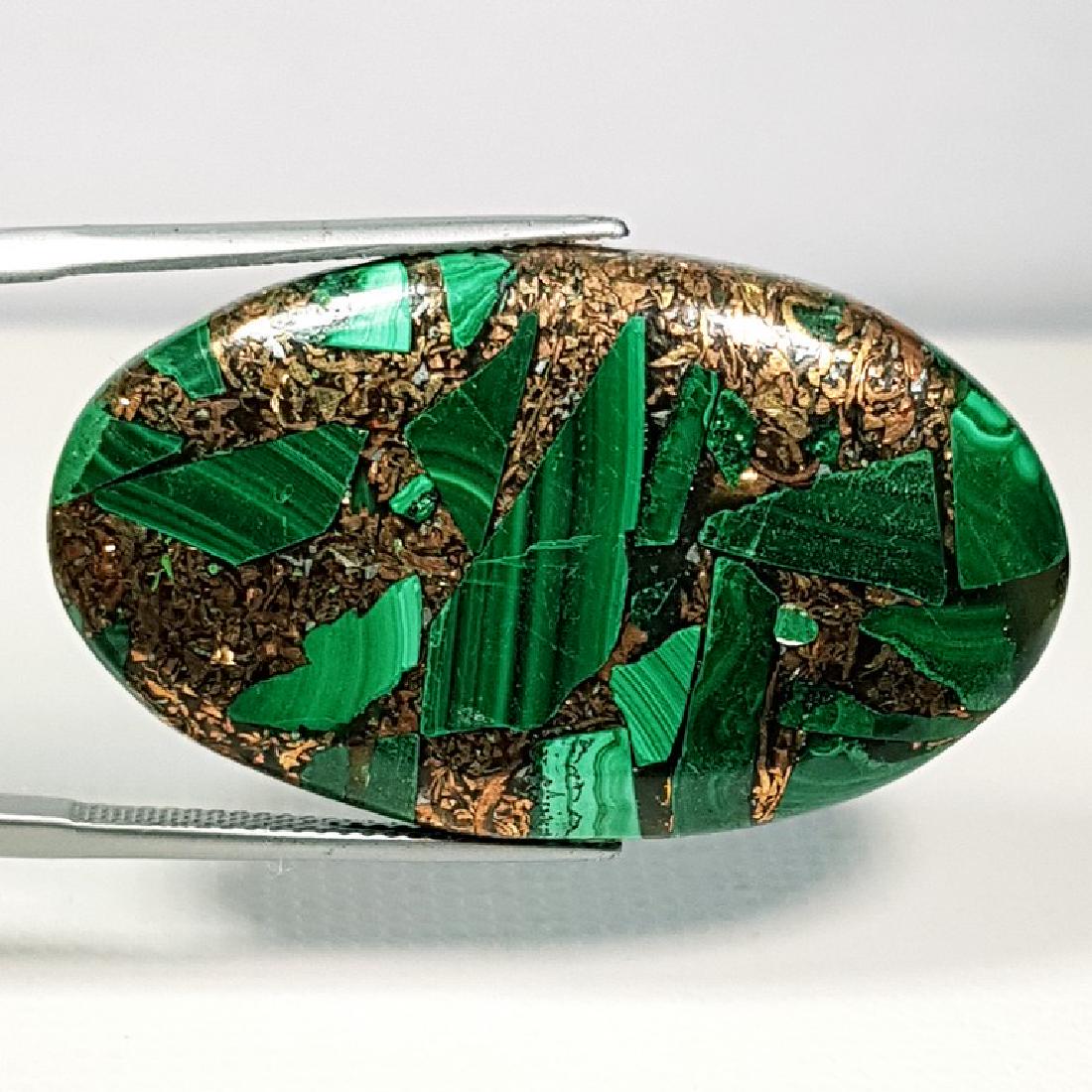 43.07 ct Natural Copper Malakite (1 of 5)