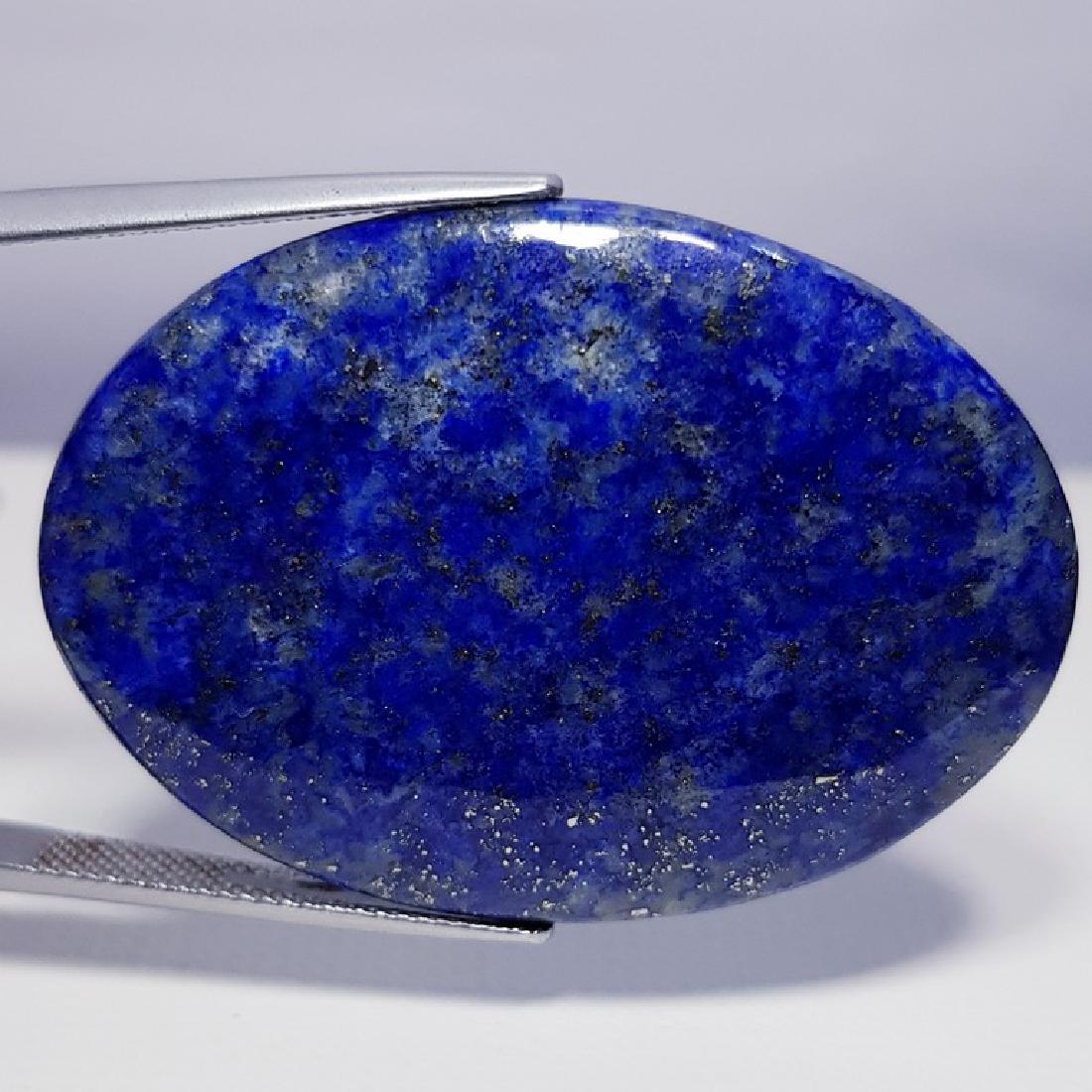 54.22 ct Natural Lapis Lazuil: No Reserve! Title: 54.22 ct Natural Lapis Lazuil Color/Clarity: Opaque Carat Weights: 54.22 Size/Dimensions: 40.28 x 28.98 x 4.70 Additional Information: Oval - Afghanistan/Chile Shipping: Worldwide