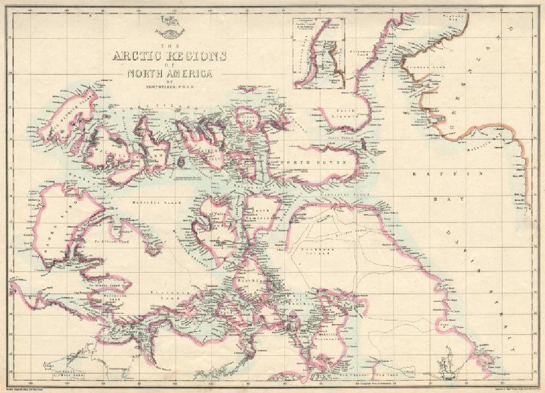 CANADIAN ARCTIC ARCHIPELAGO. 'Arctic Regions of North (1 of 2)