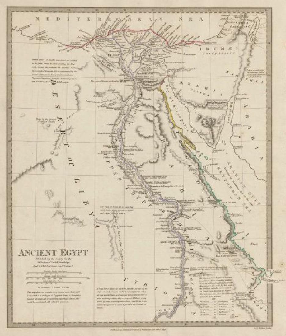 ANCIENT EGYPT & Nile Valley. Ancient place names. (1 of 2)