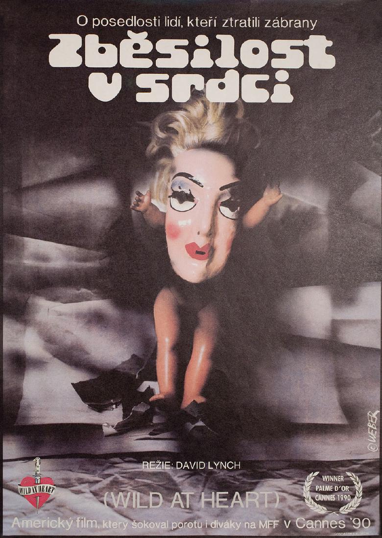 Wild at Heart: ID 31243 SKU 84276 DATE 1990 COUNTRY Czech Republic SIZE APPROX A3 12 x 17 INCHES Actual Dimensions 11 x 16 in ARTIST Jan Weber CONDITION Fine (Folded) Bizarre Weber design f