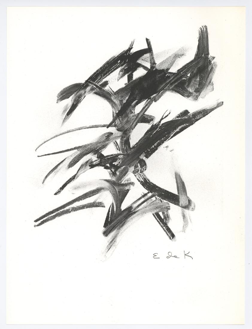 Elaine de Kooning lithograph, 1967 (1 of 1)