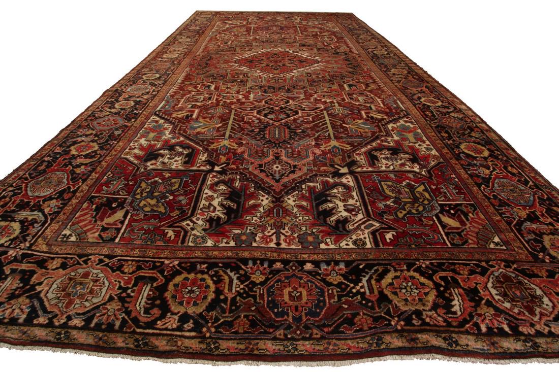 11'X19' Authentic Antique Persian Heriz Serapi Rug Fine (1 of 14)