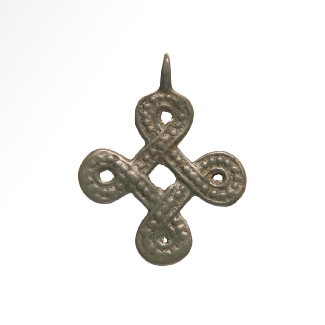 Viking Interlace Cross Pendant, 9th-11th century AD. (1 of 4)