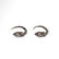 Pair of Greek Silver Earrings with Lion Heads - 5