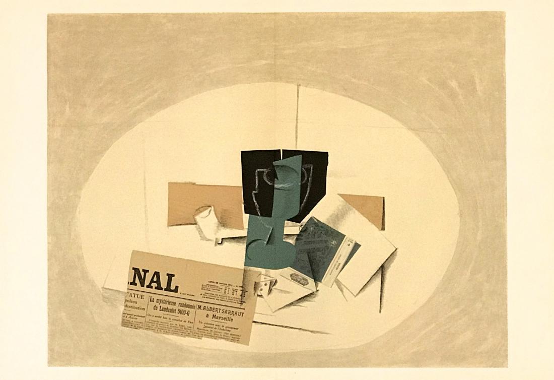 Georges Braque lithograph "Papiers Colles V" (1 of 1)