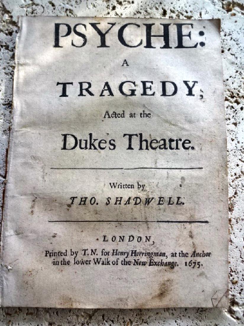 1675 Shadwell Play Psyche at Duke's Theatre (1 of 3)