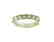 14K WHITE GOLD DIAMOND 7 STONE RING BAND STAMPED