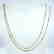 14k Yellow Gold White Sapphire Box Chain Necklace