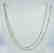 14k Yellow Gold White Sapphire Box Chain Necklace - 2