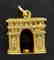 18k Yellow Gold Cartier Arc de Triomphe Charm - 2