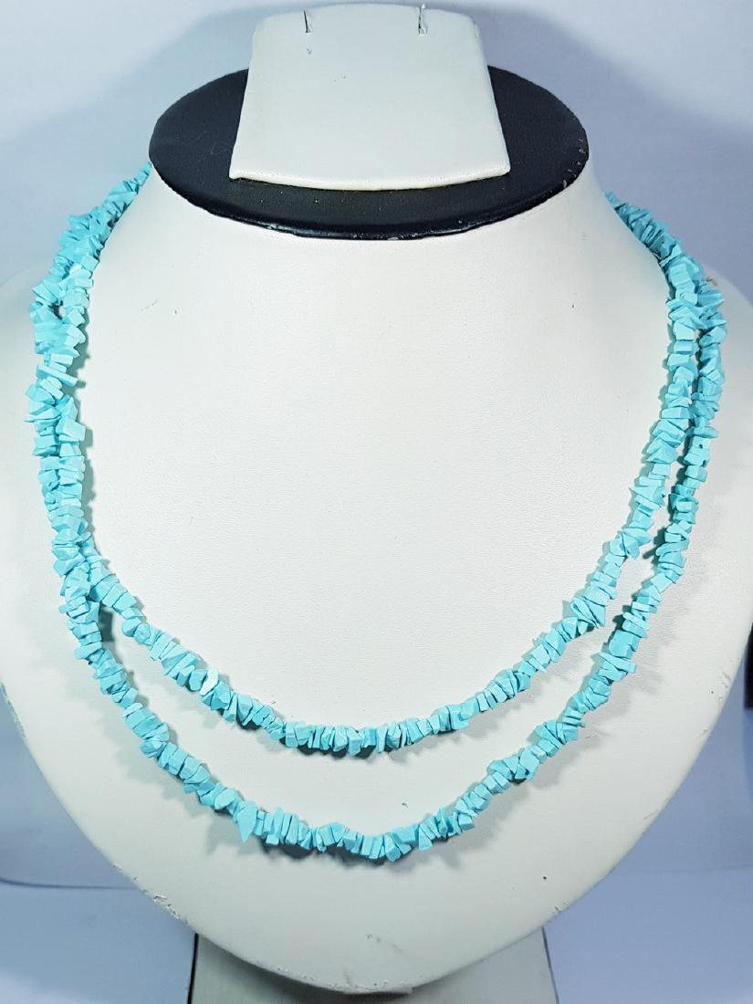 92.45 ct Lovely Collection 17inch Natural Turquoise (1 of 6)