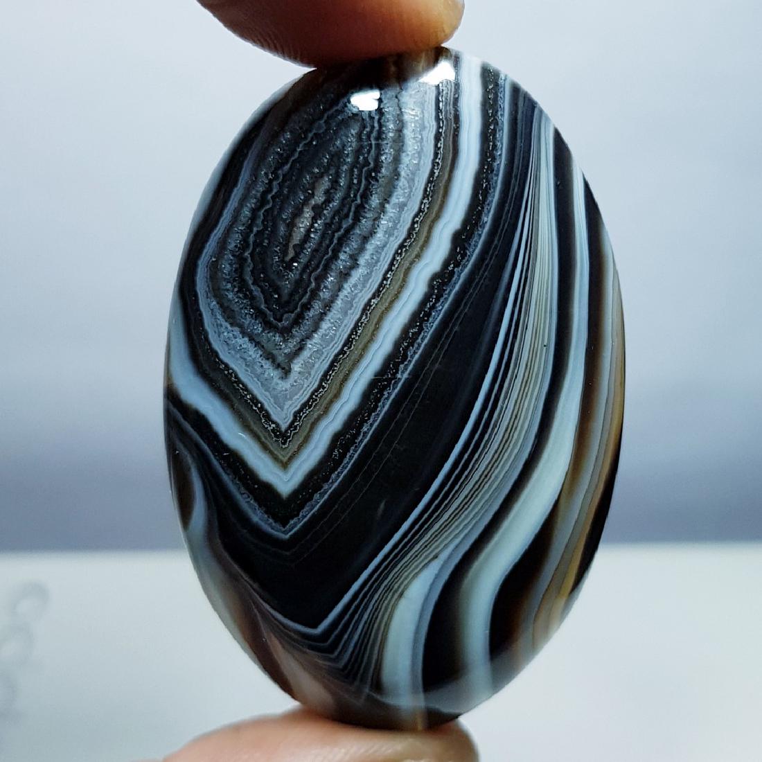79.60 ct Natural Black Lace Agate (1 of 5)