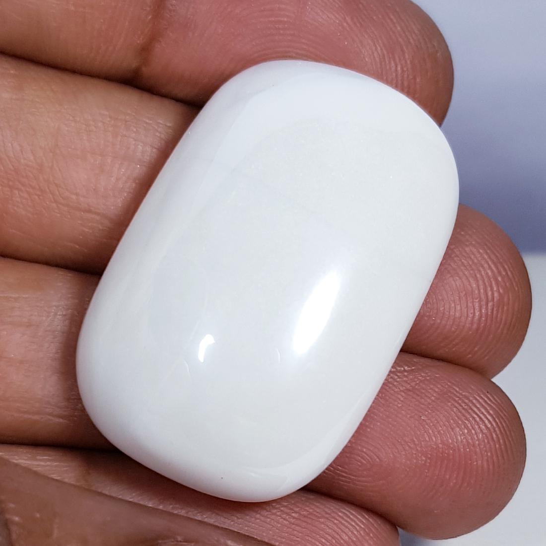 41.50 ct Milky White Opal - Coted (1 of 4)