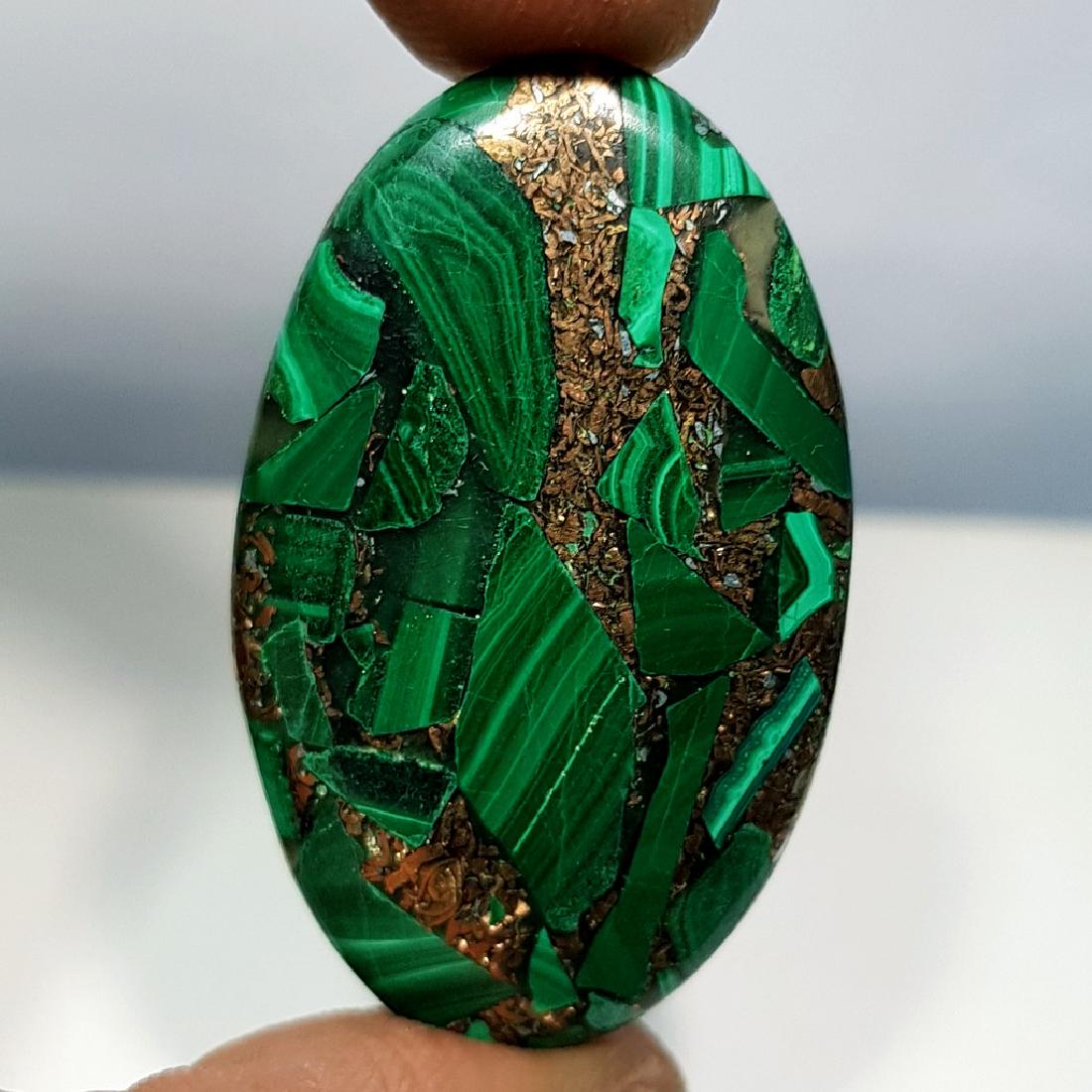 35.90 ct Natural Copper Malakite (1 of 5)