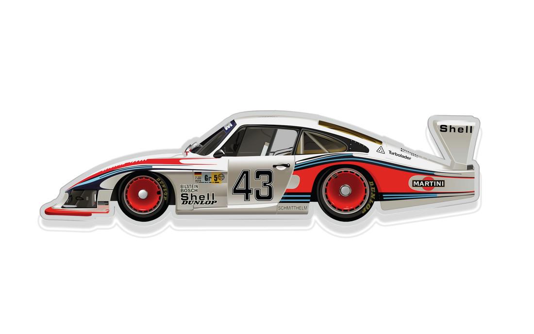 Wall Plexiglas Model PORSCHE 935 MOBY DICK: Title: Wall Plexiglas Model PORSCHE 935 MOBY DICK Maker: Halmo Origin: Italy Date/Period: 2018 Materials: Plexiglas Size:90X30 cm Description: Large plexiglass model representing the Halmo interpretat