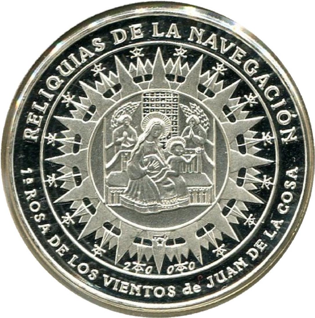 Cuba 10 Pesos 2000 Nautical Rose Of Juan De La Cosa 1 (1 of 2)