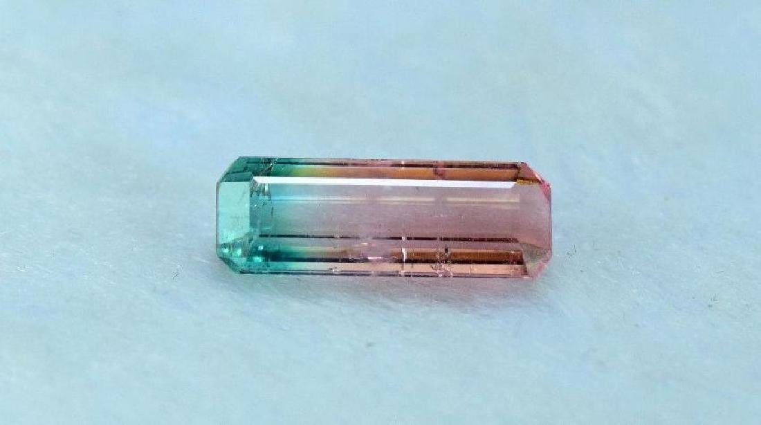 3.60 carats Untreated Bi Color Tourmaline Loose (1 of 3)