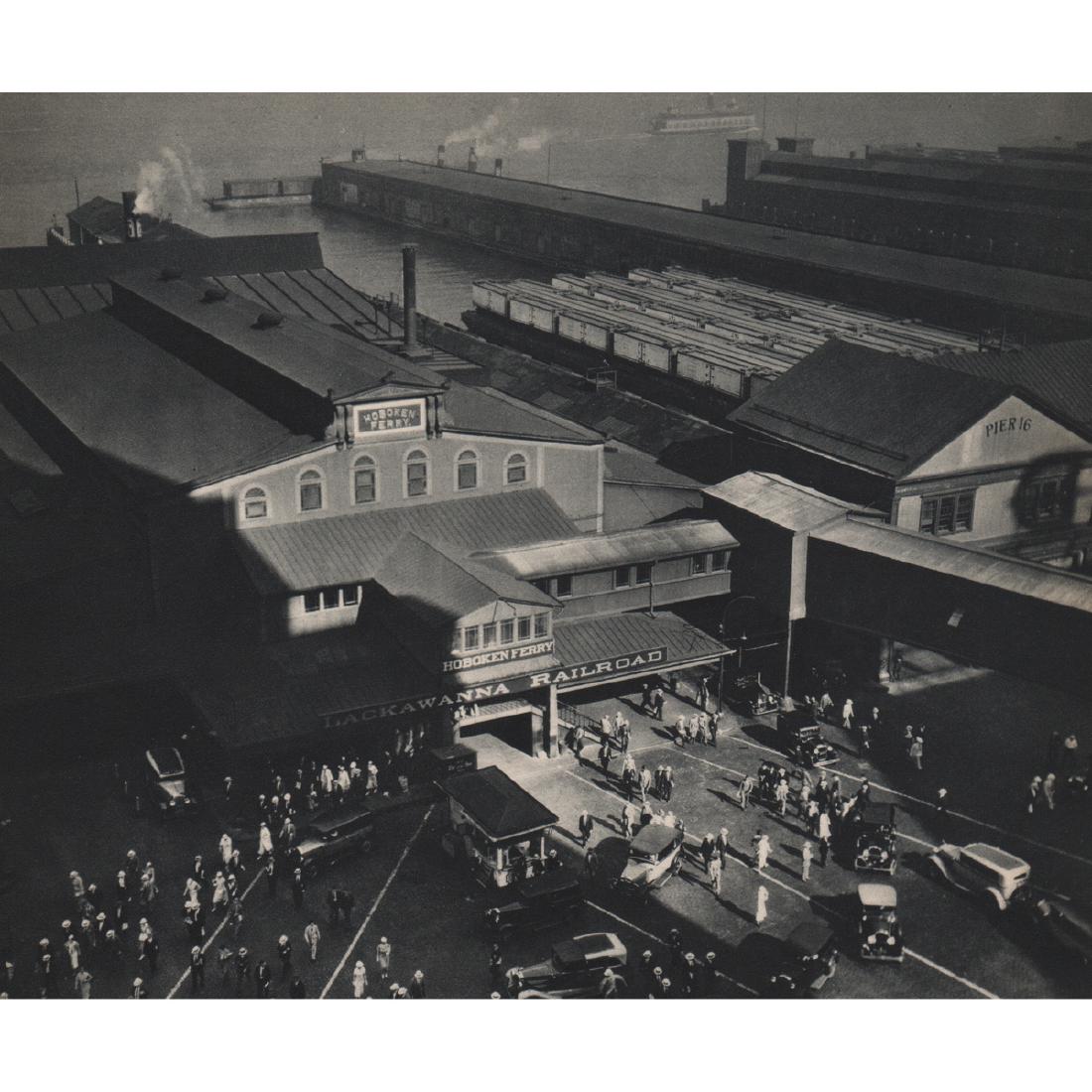 BERENICE ABBOTT - Hoboken Ferry: Artist: BERENICE ABBOTT Print Title: Hoboken Ferry Medium: Sheet-Fed Gravure Printed in 1930's Printed in the USA Image size approx. 8.25 X 7 inches Berenice Alice Abbott(1989-1991) was an American ph