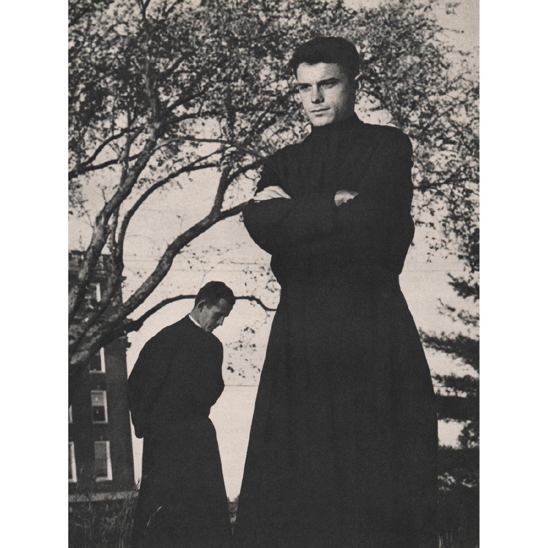MARGARET BOURKE-WHITE - Jesuits, Examination of: Artist: MARGARET BOURKE-WHITE Print Title: Jesuits, Examination of Conscience Medium: Sheet-fed Gravure Printing Date: 1950's Printed in the USA Image Size approx: 8 x 11 inches Margaret Bourke-White
