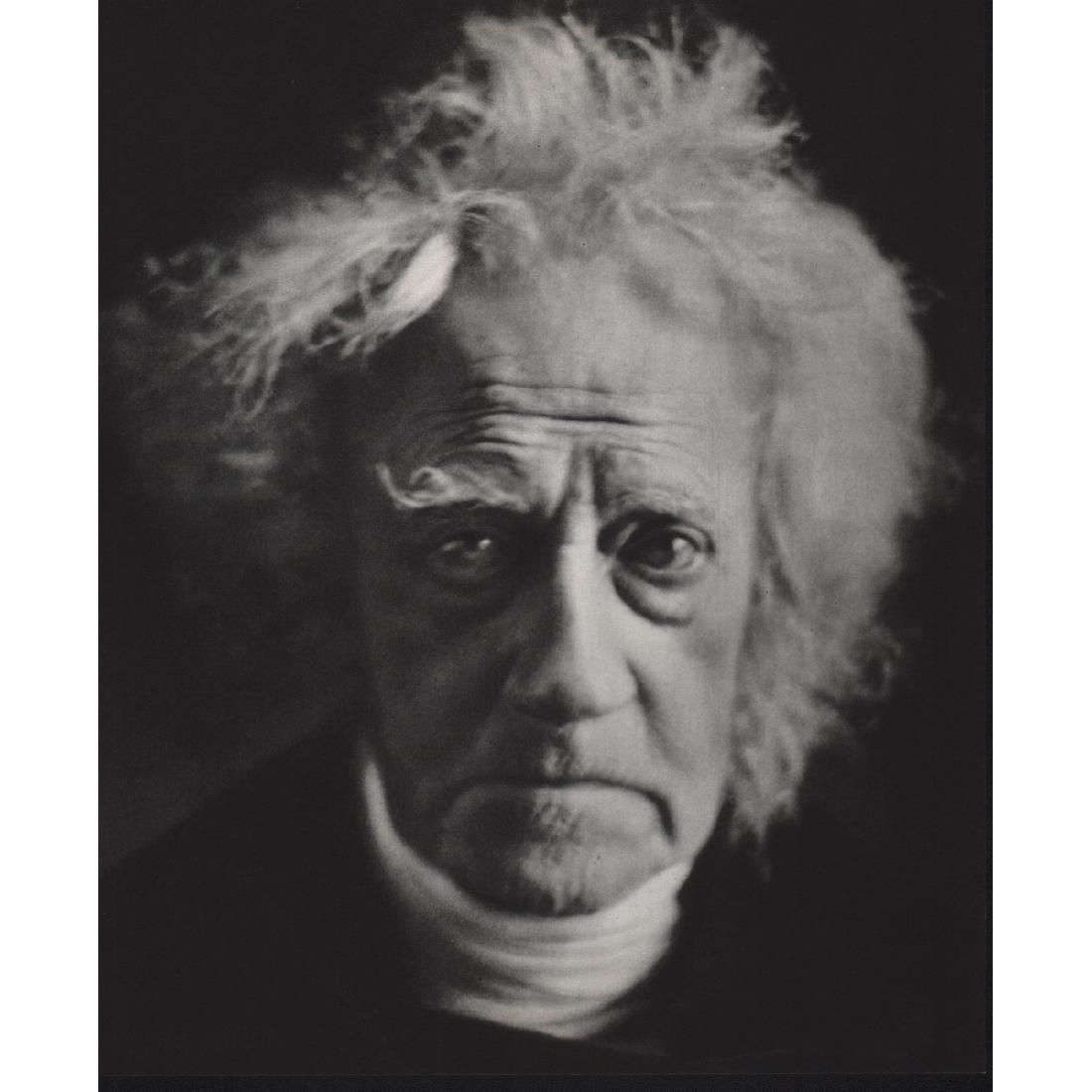 JULIA MARGARET CAMERON - Sir John Frederick William: Artist: JULIA MARGARET CAMERON Print Title: Sir John Frederick William Herschel Sir John Frederick William Herschel (1792-1871) was an English astronomer and pioneer of photo-chemistry. He coined the