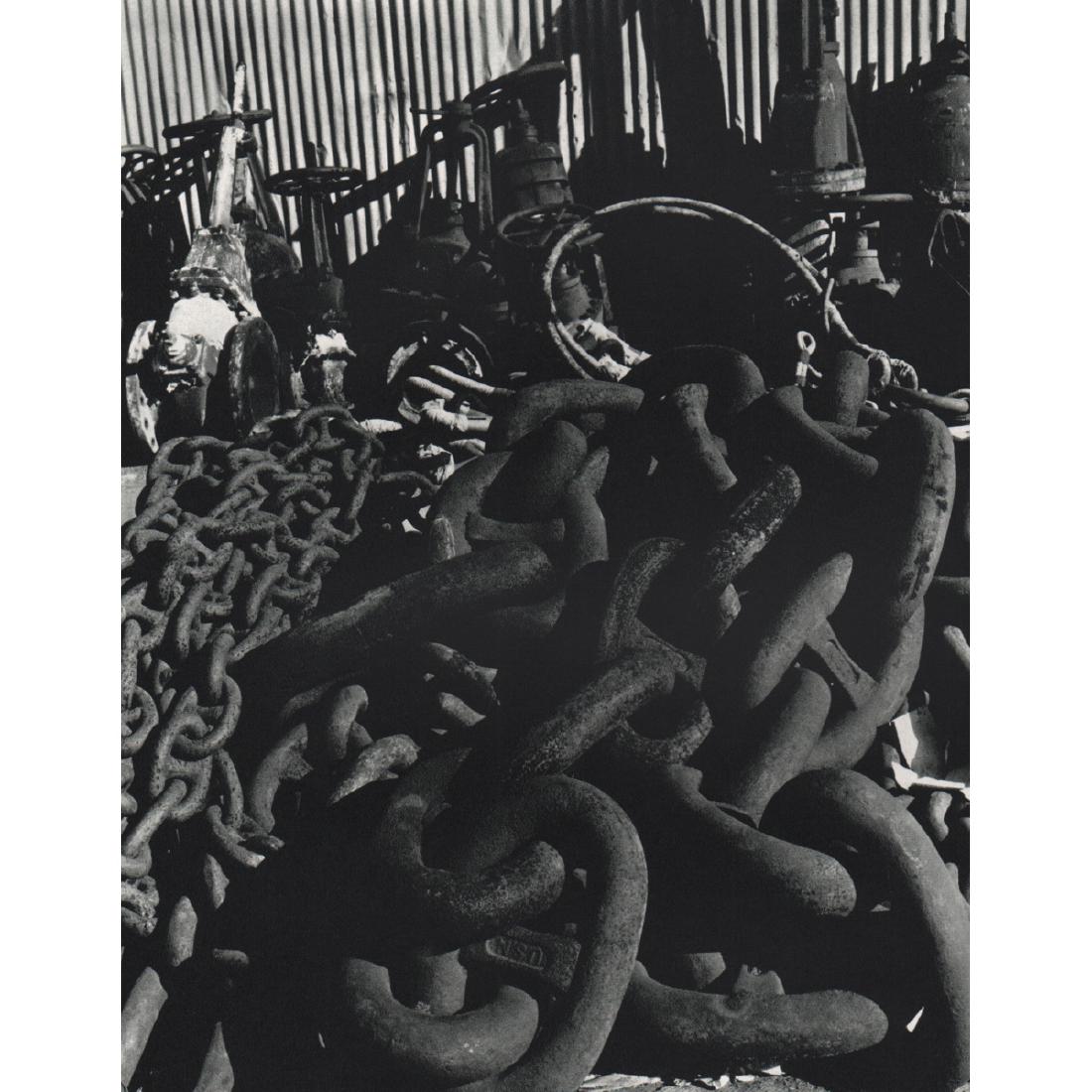 IMOGENE CUNNINGHAM - Junk, 1934: Artist: IMOGENE CUNNINGHAM Print Title: Junk, 1934 Medium: Sheet-fed Gravure Printing Date: 1970's Printed in Switzerland Image Size approx: 6.75 x 8.5 inches Imogene Cunningham (1883-1976) was an Ame