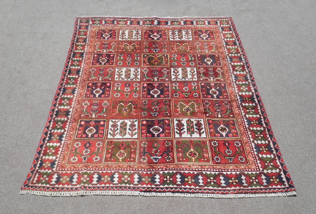 Semi Antique Persian Bakhtiari Four Seasons 9.3x6.9 (1 of 7)