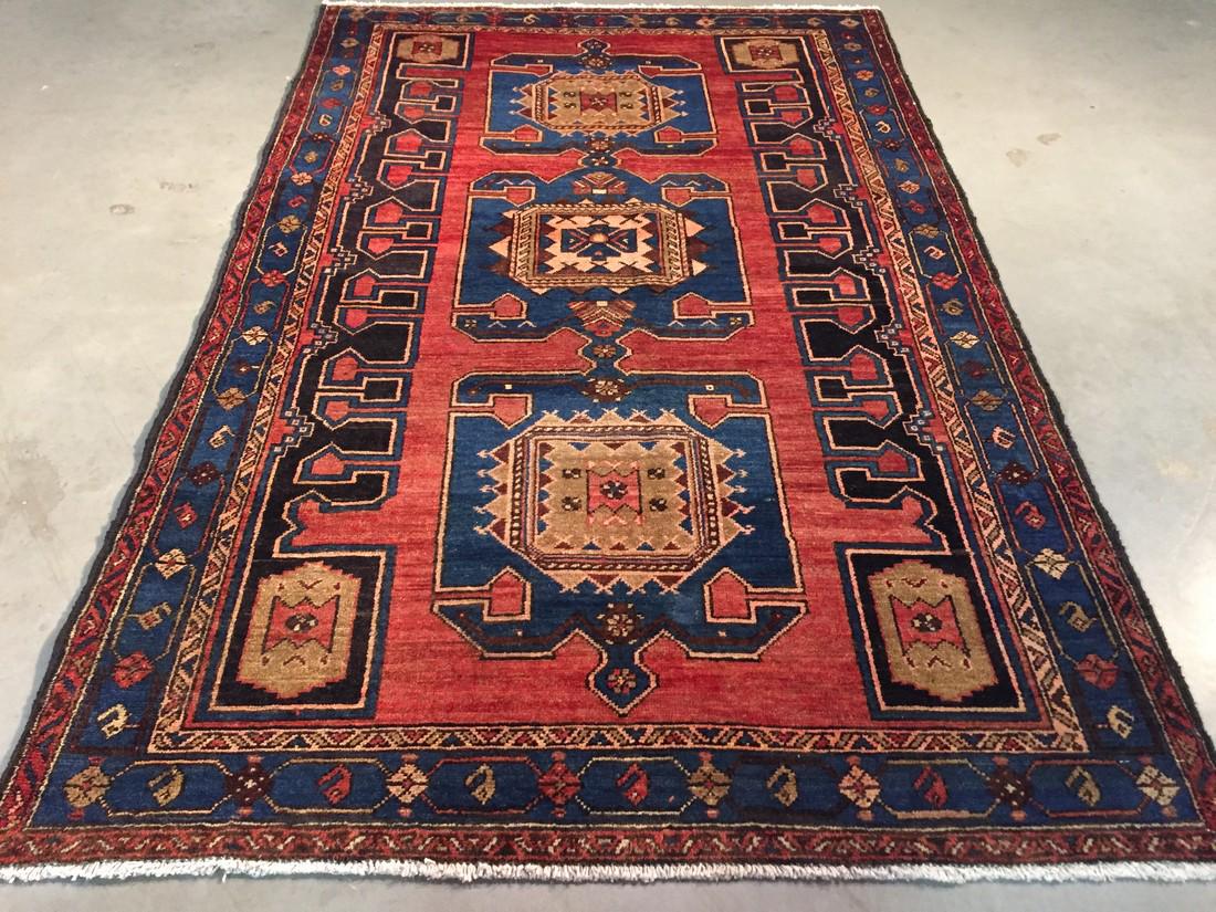 Magnificent Authentic Persian Rug 4'.4"x6'.9" (1 of 9)