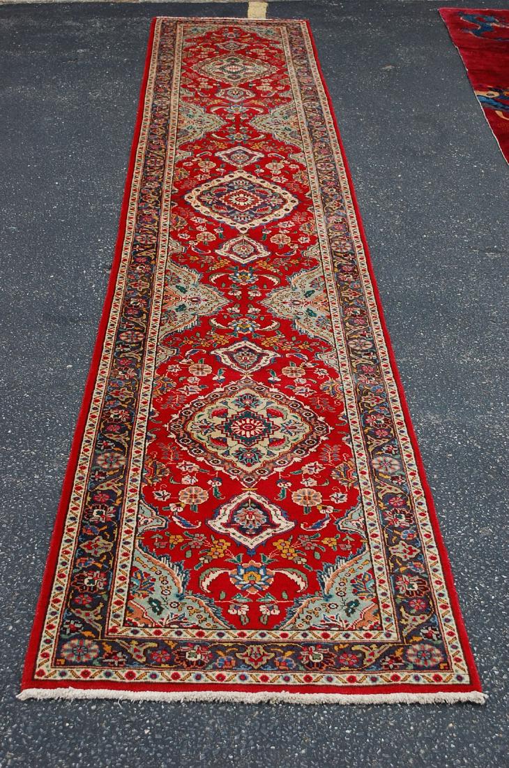 C1930s Antique Super Detailed Prsian Tabrz Long Rug (1 of 11)