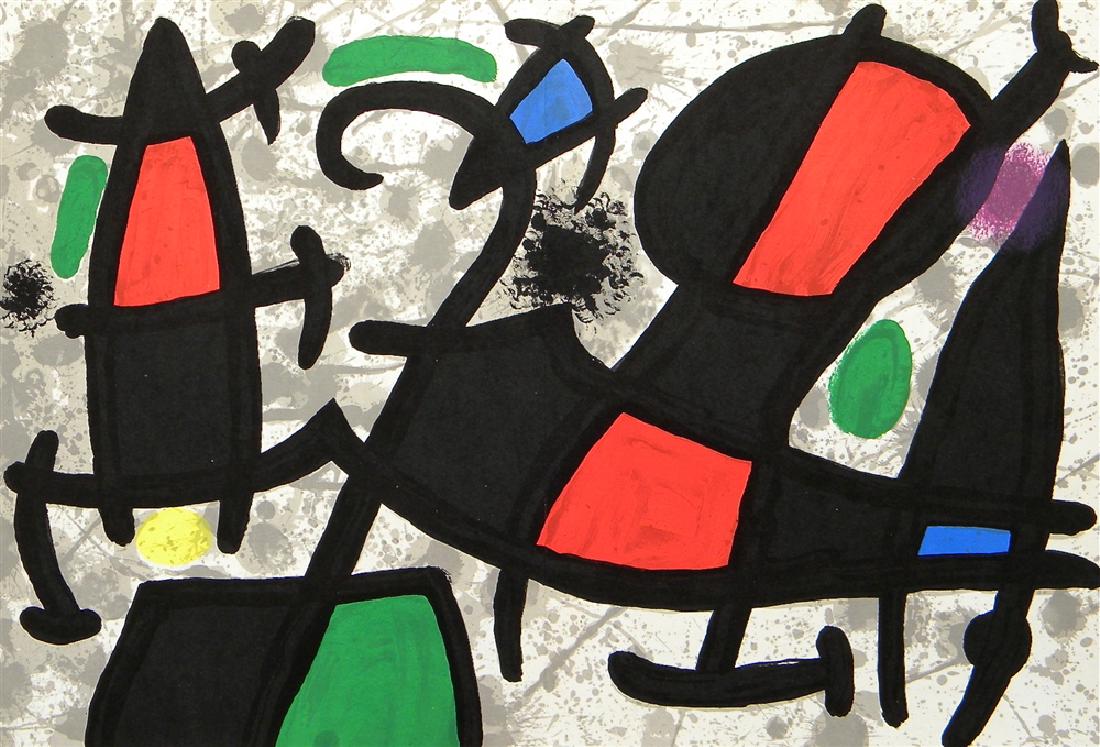 Joan Miro lithograph, 1970 (1 of 1)