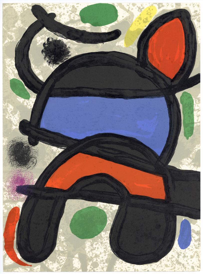 Joan Miro lithograph, 1970 (1 of 1)
