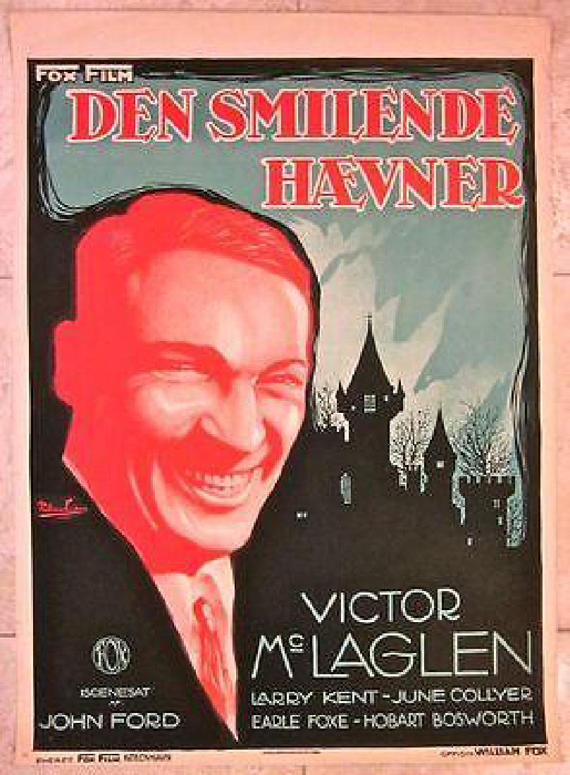 HANGMAN’S HOUSE – ORIGINAL 1929 DANISH POSTER – JOHN: Description HANGMANÂ’S HOUSE Â– ORIGINAL 1929 DANISH POSTER Â– JOHN FORD DIRECTED & ERIKSEN ART Original 1929 Swedish Movie Advertising poster (24 1/4? x 33 1/2?) Great Rutheau Eriksen art! P