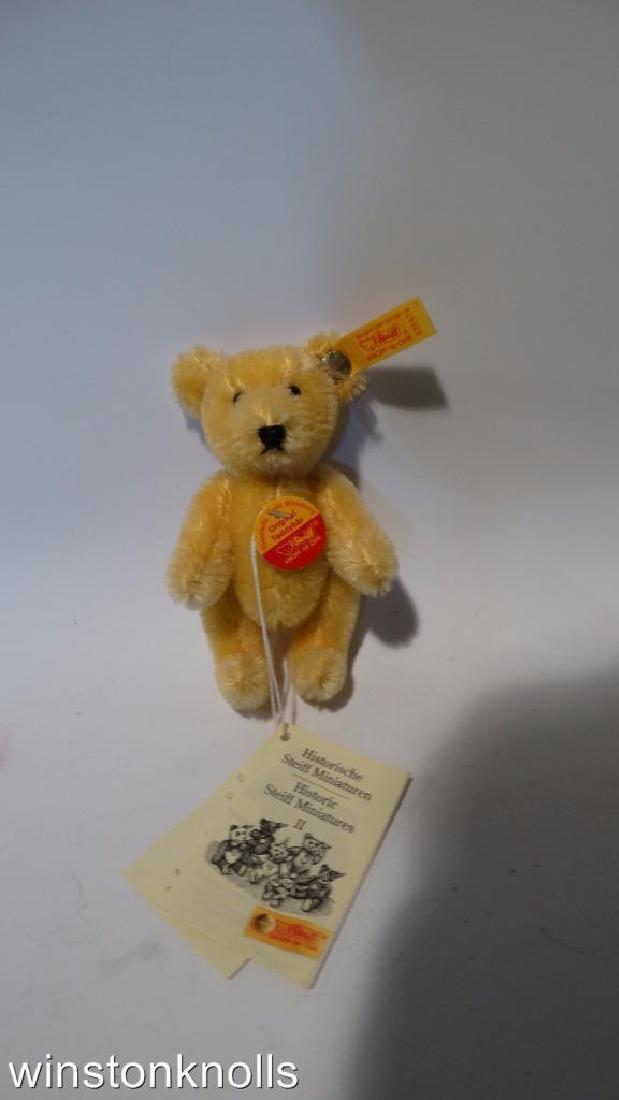 1993 STEIFF HISTORIC MINIATURES II ORIGINAL TEDDY GOLD (1 of 4)
