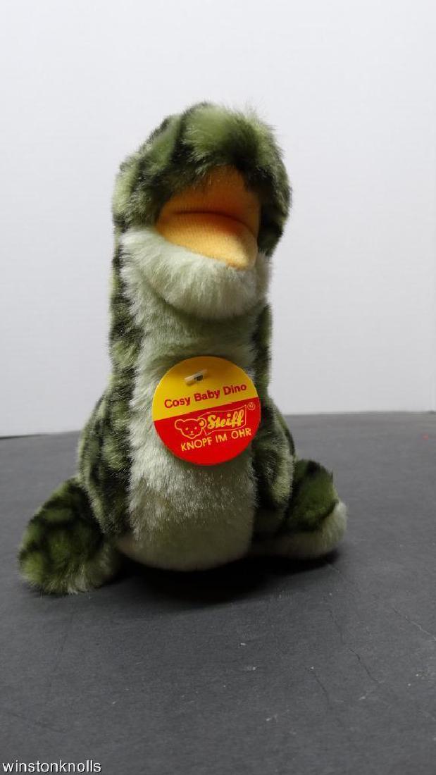 1993 STEIFF COSY DINO BABY DINOSAUR 094668 GREEN FULLY (1 of 8)