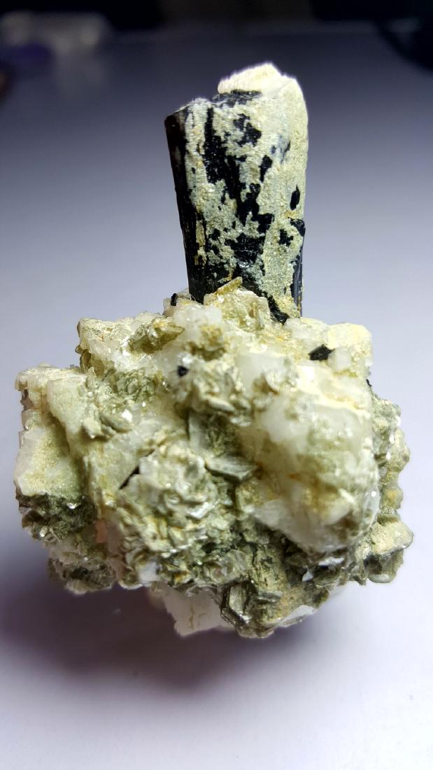 52.75 Grams SUPREME QUALITY BLACK TOURMALINE TERMINATED: Title: 52.75 Grams SUPREME QUALITY BLACK TOURMALINE TERMINATED CRYSTALS WITH MUSCOVITE Origin: AFGHANISTAN Weight: 52.75 grams Description: 52.75 Grams SUPREME QUALITY BLACK TOURMALINE TERMINATED CRYS