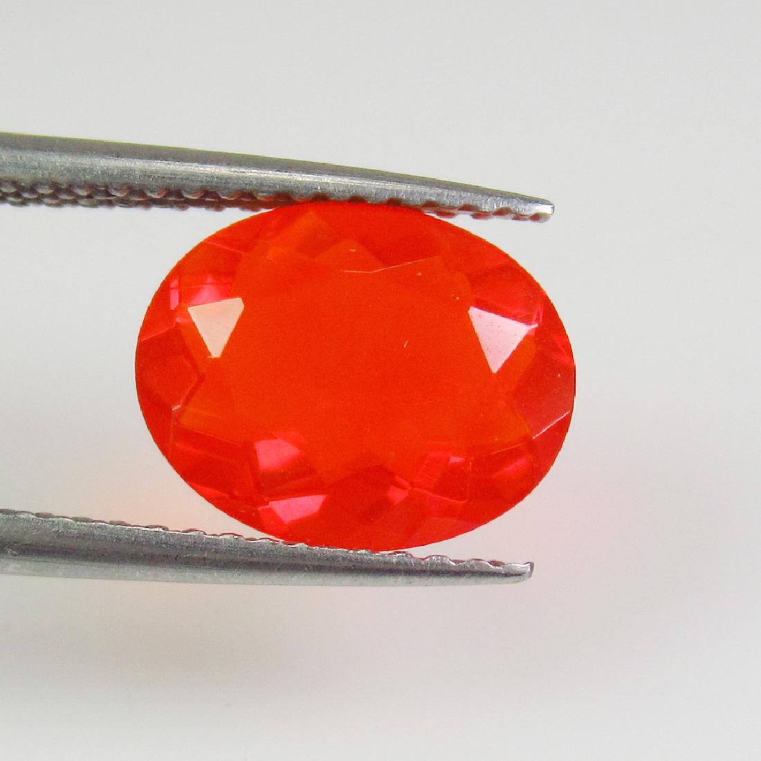 1.51 Ct Genuine Ethiopian Orange Fire Opal Oval Cut (1 of 2)
