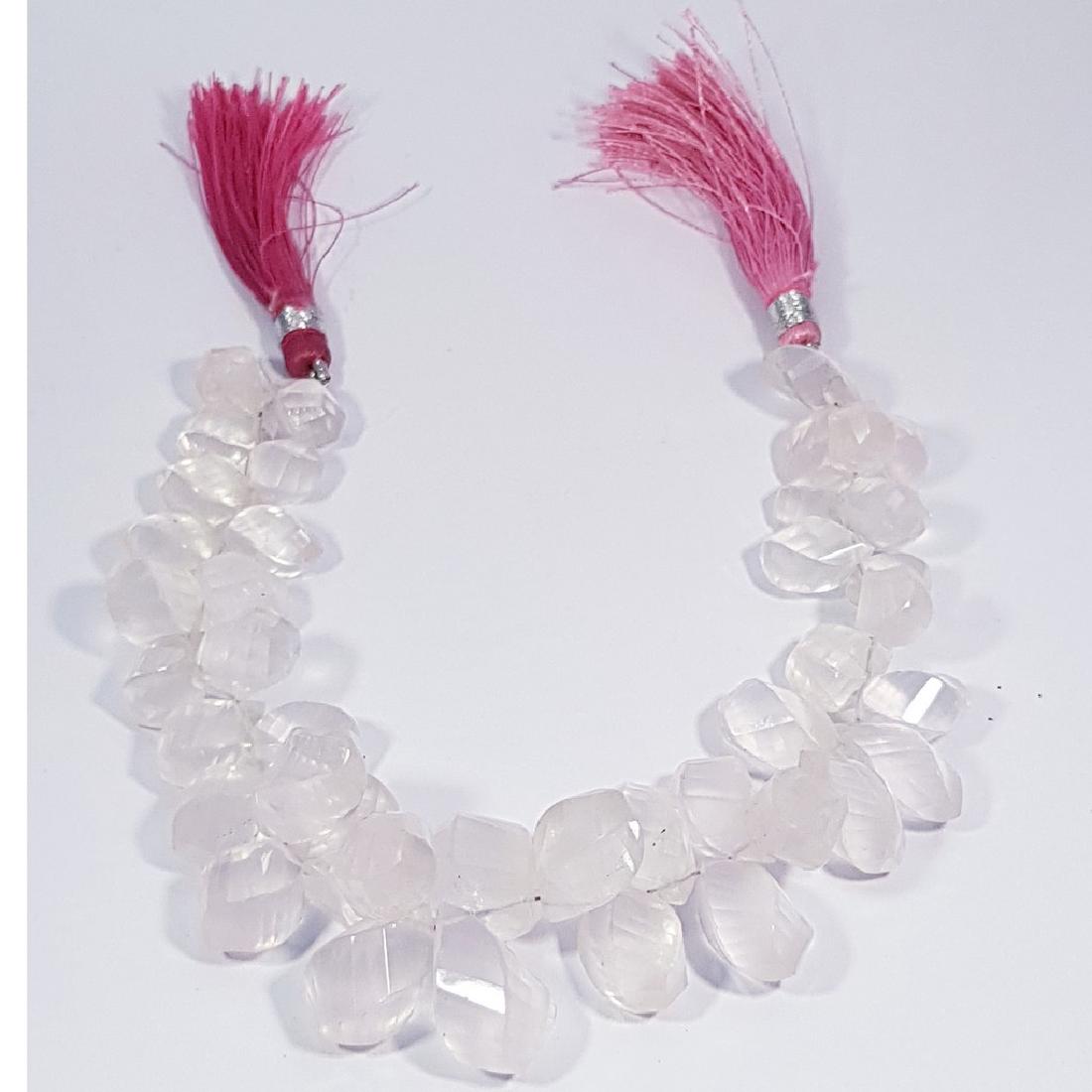 263.10 ct Natural Faceted Drop Shape Rose Quartz (1 of 12)