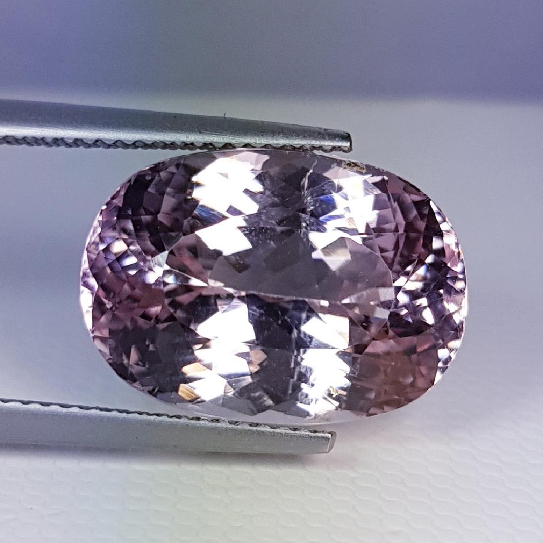 14.15 ct Exclusive Gem Oval Cut Natural Kunzite (1 of 6)