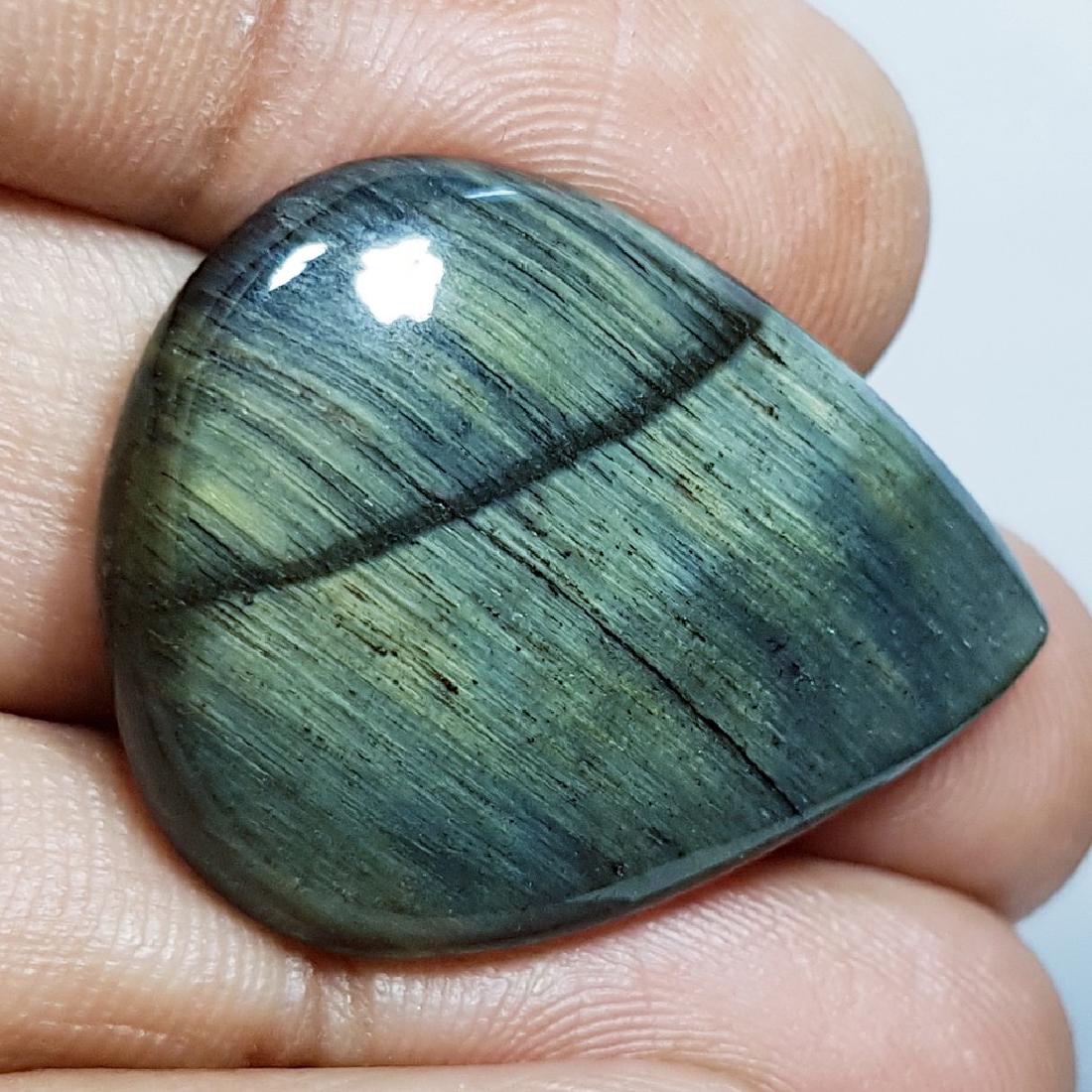 24.60 ct Natural Black Tiger Eye (1 of 4)
