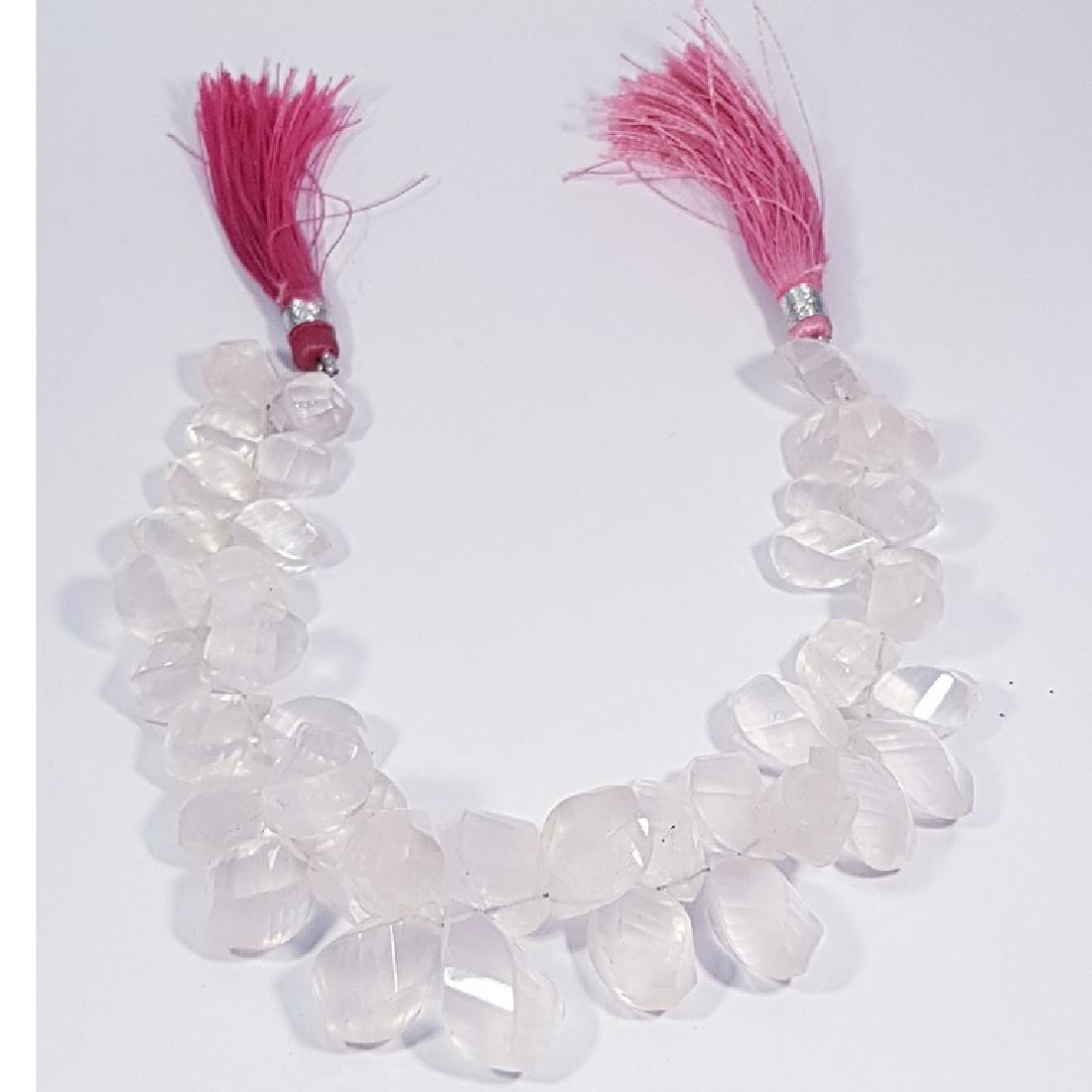 286.00 ct Natural Faceted Drop Shape Rose Quartz (1 of 12)