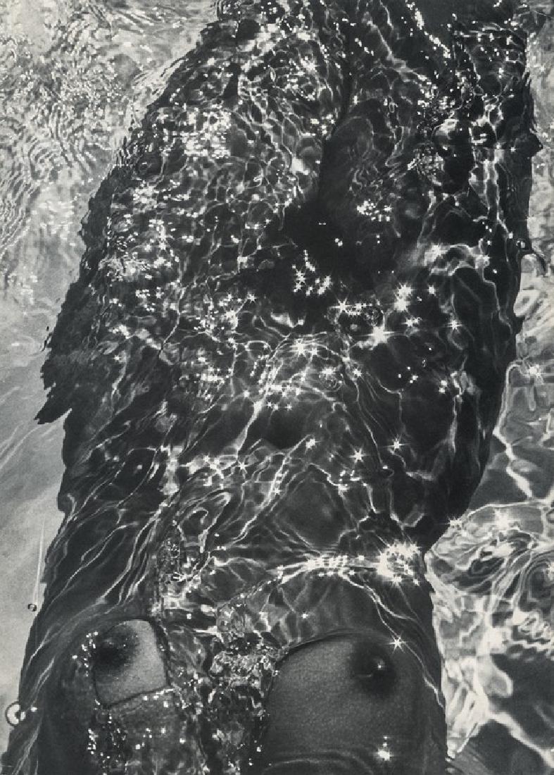 LUCIEN CLERGUE - Nude With Stars, 1971: Artist: Clergue, Lucien Title: Nude With Stars, 1971 Medium: Photo Litho, 1984, England Dimensions: 5.9x8.25" Heat Wax Mounted on 11x14" Conservation Board Lucien Clergue (1934 Â– 2014) was a Frenc