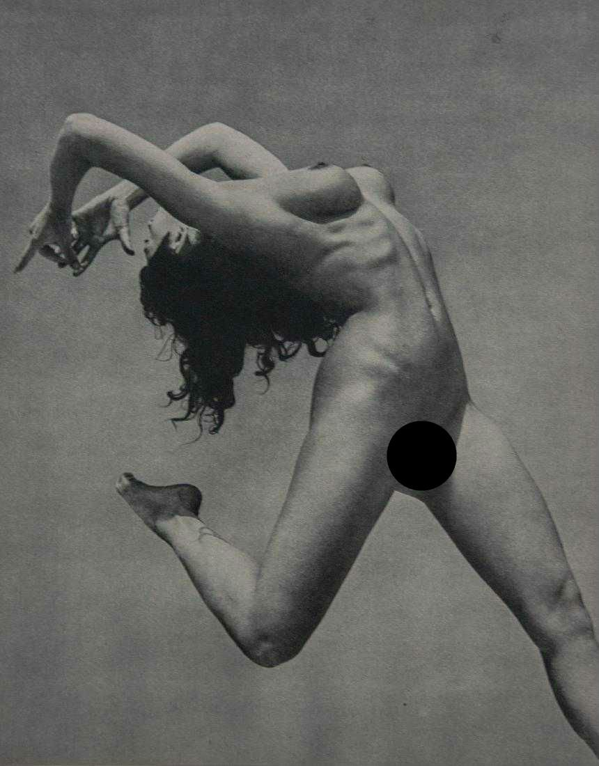 ANDRE DE DIENES - Nude: Artist: De Dienes, Andre Title: Nude Medium: Sheet Fed Gravure, 1950s, France Dimensions: 9.1x11.5" Heat Wax Mounted on 14x18" Conservation Board Andre De Dienes was a Hungarian photographer, noted fo